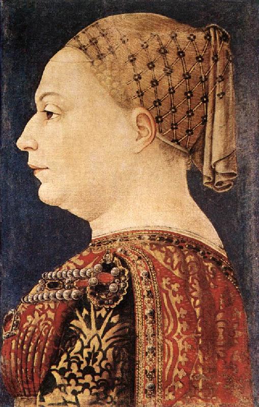 BEMBO, Bonifazio Portrait of Bianca Maria Sforza France oil painting art